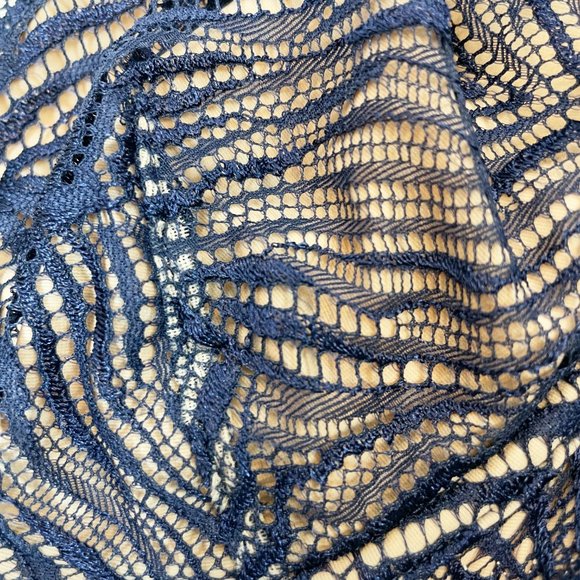 NWOT Victoria's Secret Bra 32C Unlined Plunge Blue Beige B145 - Picture 2 of 10